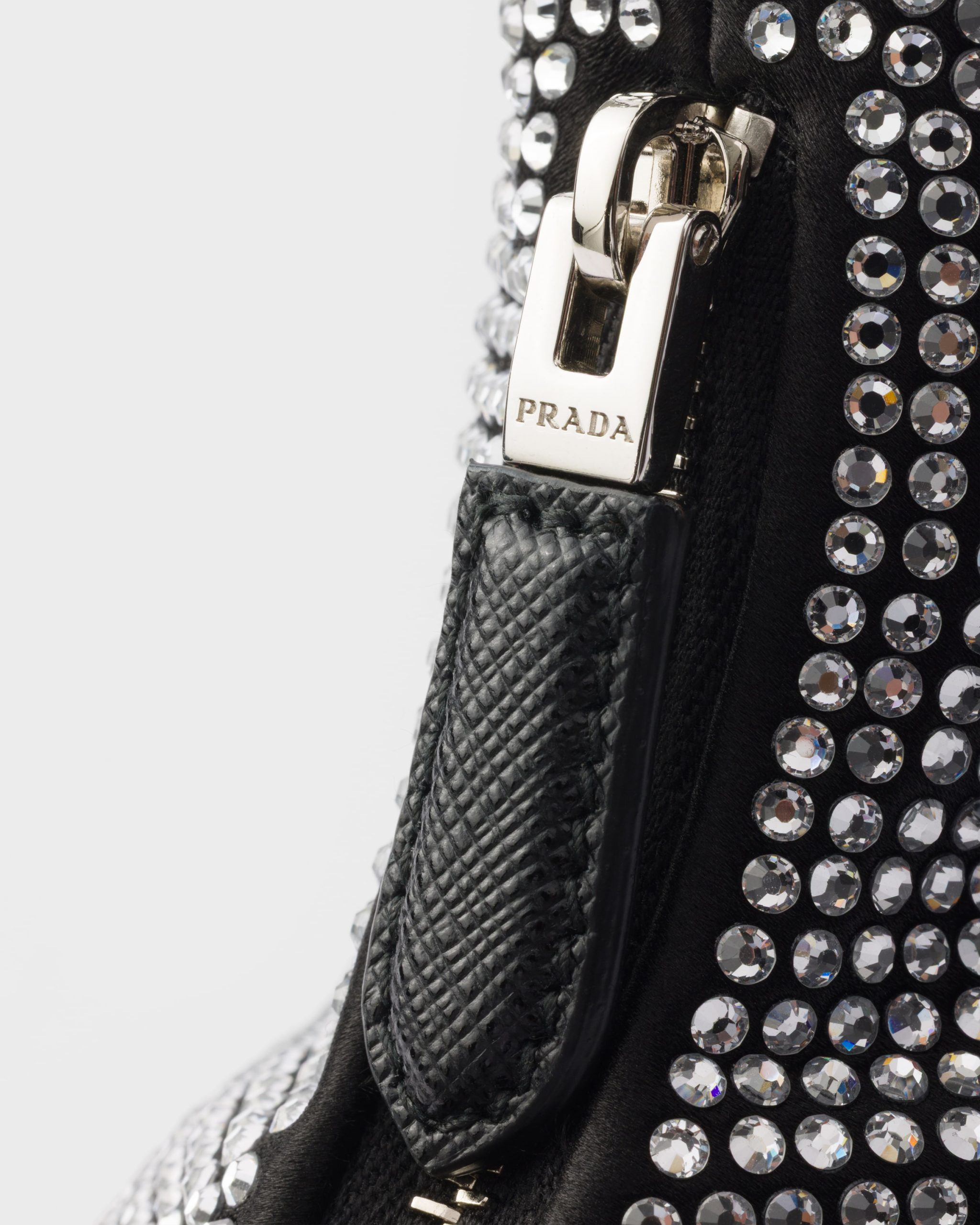 Prada Re-Edition 2005 mini crystal-studded satin bag - Image 2
